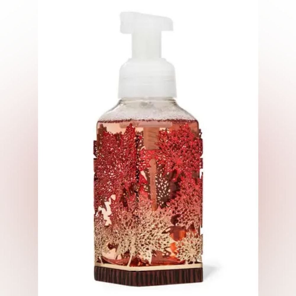 Bath and Body Works Etched Maple Leaf Soap Holder